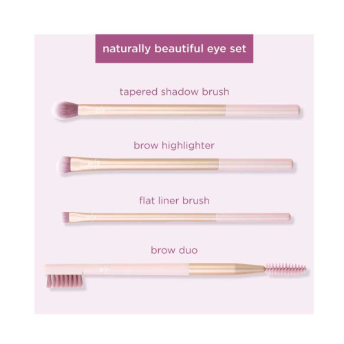 Real Techniques - Eye Brushes & Accessories Set Naturally Beautiful