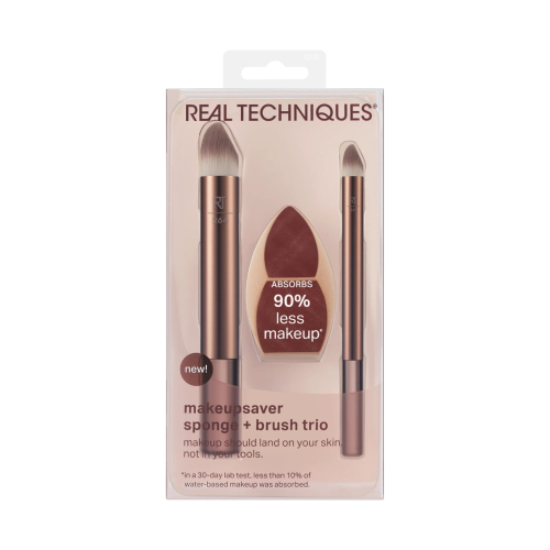 Real Techniques - Makeup Sponge Set Makeupsaver + Face Brush Duo