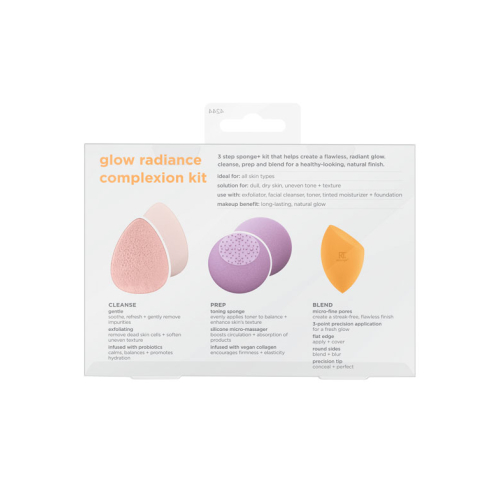 Real Techniques - *Sponge +* - Sponge set Glow Radiance Complexion Kit