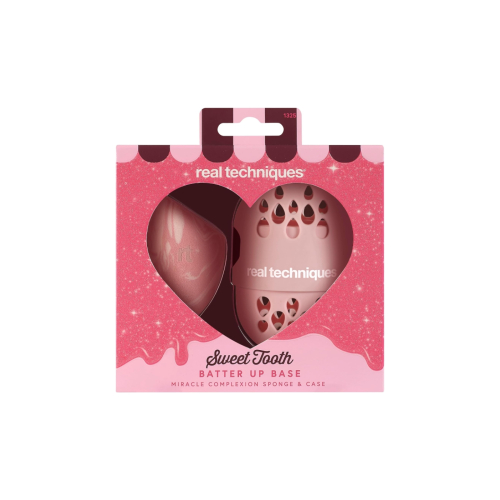 Real Techniques - *Sweet Tooth* - Makeup sponge + case Batter up Base