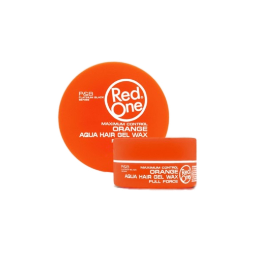 Red One - Styling Wax Aqua Hair Wax - Orange mini size