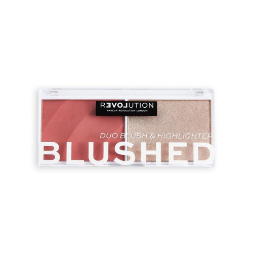 Revolution Relove - Colour Play Blushed Blush and highlighter duo - Cute