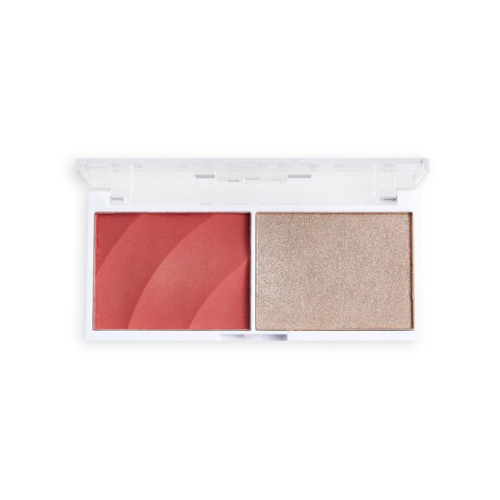 Revolution Relove - Colour Play Blushed Blush and highlighter duo - Cute