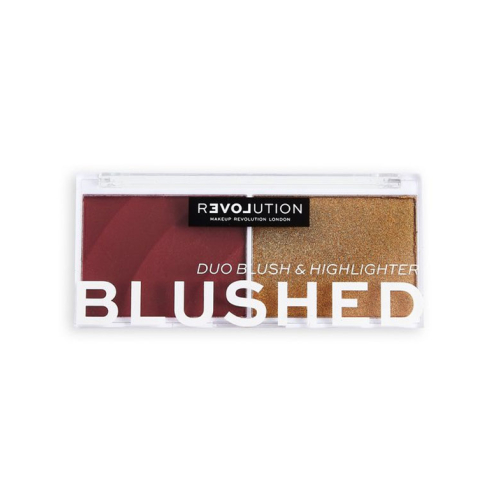 Revolution Relove - Colour Play Blushed Blush and highlighter duo - Wishful