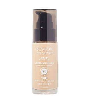 Revlon - ColorStay liquid foundation for Combination/Oily Skin SPF15 - 180: Sand Beige
