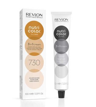 Revlon - Coloring Nutri Color Filters 3 in 1 Cream 100ml - 730: Golden Blonde