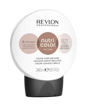 Revlon - Coloring Nutri Color Filters 3 en 1 Cream 240ml - 821: Silver Beige