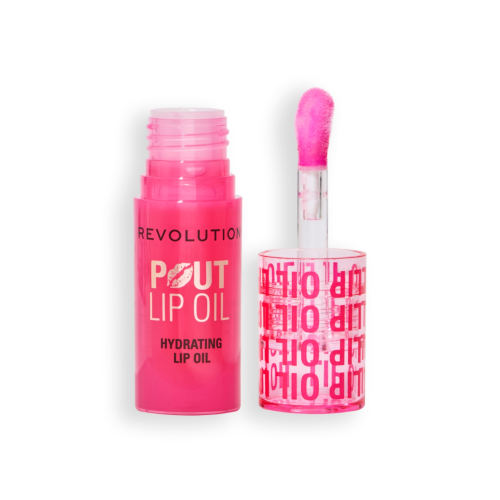 Revolution - Moisturizing Lip Oil Pout Lip - Watermelon Pink