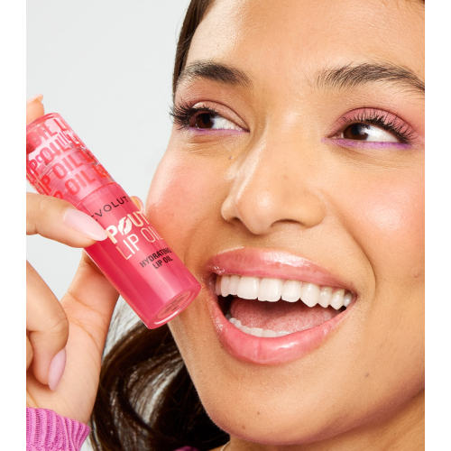 Revolution - Moisturizing Lip Oil Pout Lip - Watermelon Pink