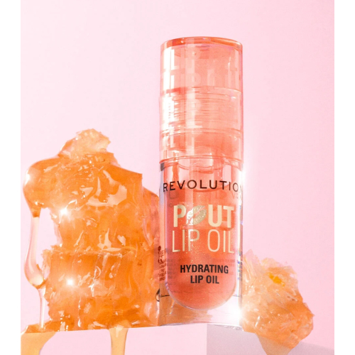 Revolution - Lip Oil Pout Lip - Honey Shimmer