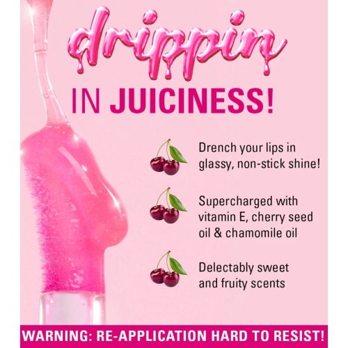 Revolution - Lip Oil Pout Lip - Raspberry Pink