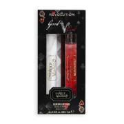 Revolution - *Alice in Wonderland* - Lip Gloss + Lip Oil Duo Queen Lip Duo