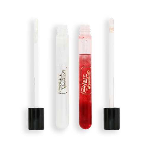 Revolution - *Alice in Wonderland* - Lip Gloss + Lip Oil Duo Queen Lip Duo