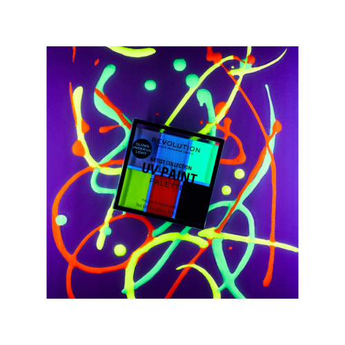 Revolution - *Artist Collection* - Ultraviolet Aqua Color Palette UV Paint