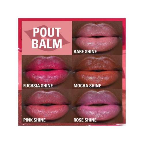 Revolution - Lip Balm Pout Balm - Rose Shine