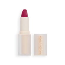 Revolution - Satin Lipstick Lip Allure - Material Girl Wine