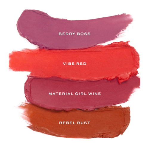 Revolution - Satin Lipstick Lip Allure - Material Girl Wine