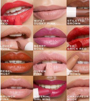 Revolution - Satin Lipstick Lip Allure - Rebel Rust