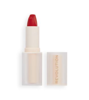 Revolution - Satin Lipstick Lip Allure - Vibe Red