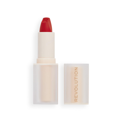 Revolution - Satin Lipstick Lip Allure - Vibe Red