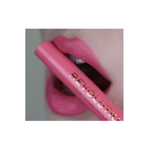 Revolution - Lipstick Velvet Kiss Lip Crayon - Cupcake