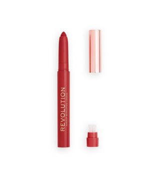 Revolution - Velvet Kiss Lip Crayon Lipstick - Ruby