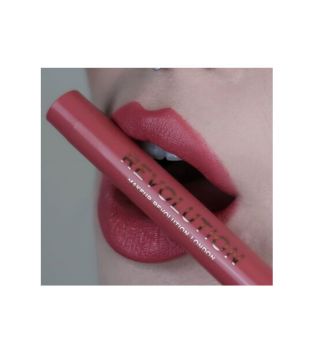 Revolution - Velvet Kiss Lip Crayon Lipstick - White Wedding