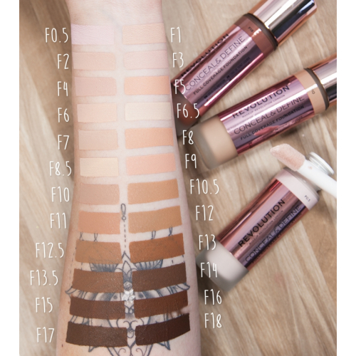 Revolution - Conceal & Define Foundation - F17