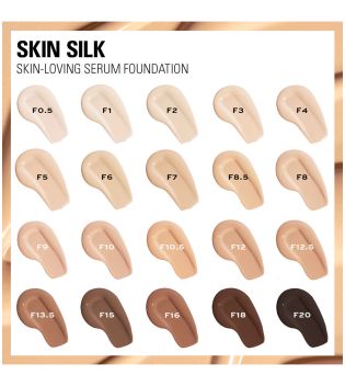 Revolution - Makeup base Skin Silk Serum Foundation - F10