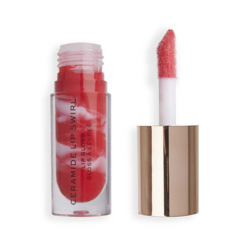 Revolution - Lip gloss Ceramide Lip Swirl - Bitten red
