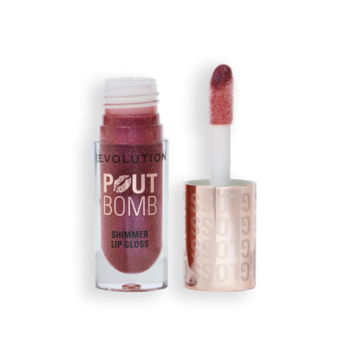 Revolution - Lip Gloss with Shimmer Pout Bomb - Berry Lustre