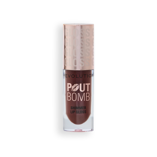 Revolution - Lip Gloss with Shimmer Pout Bomb - Chocolate Sparkle