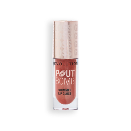 Revolution - Shimmer Lip Gloss Pout Bomb - Nude Glow