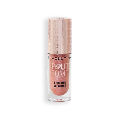 Revolution - Lip Gloss with Shimmer Pout Bomb - Shimmer Nude