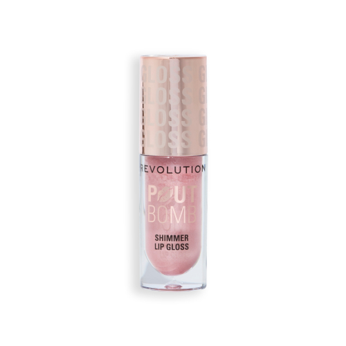 Revolution - Lip Gloss with Shimmer Pout Bomb - Shine Pink
