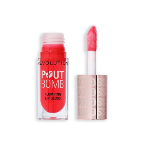 Revolution - Plumping Lip Gloss Pout Bomb - Cherry Sheer Red