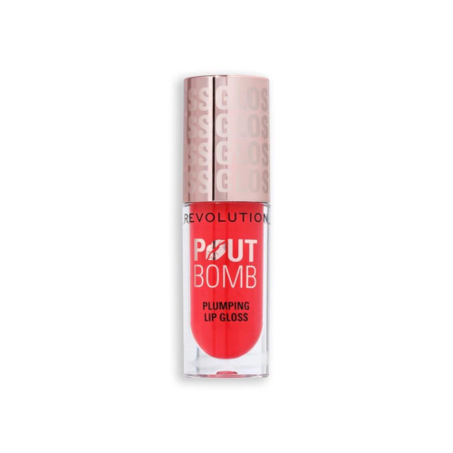 Revolution - Plumping Lip Gloss Pout Bomb - Cherry Sheer Red