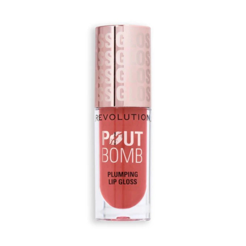 Revolution - Plumping Lip Gloss Pout Bomb - Melba Warm Peach