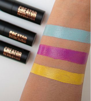 Revolution - *Creator* - Artistic Makeup Sticks Fast Base Paint Sticks - Light Blue, Purple and Yellow