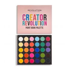 Revolution - *Creator* - Cream eyeshadow palette for face and body Face Paint Book