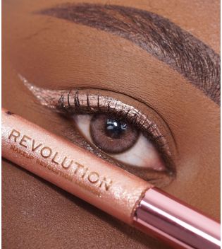 Revolution - Liquid Eyeliner Super Flick - Rose Gold