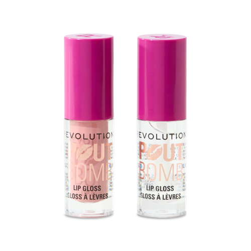 Revolution - Mini Lip Gloss Duo Pout Bomb Plumping