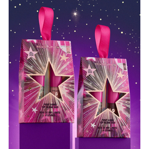 Revolution - Mini Lip Gloss Duo Pout Bomb Plumping