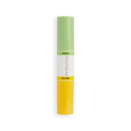 Revolution - Color Correcting Stick Duo Correct & Transform - Green and yellow