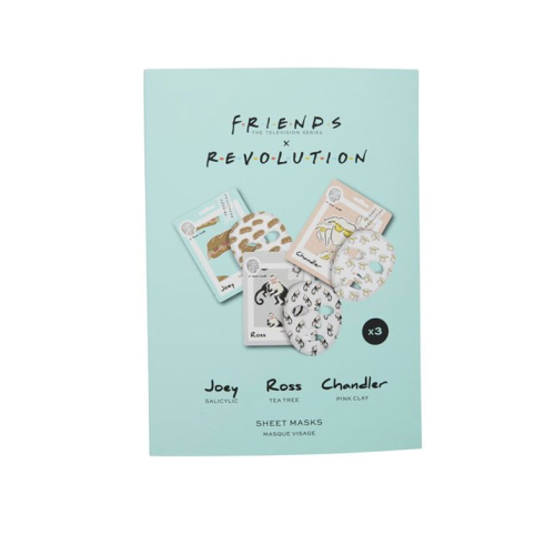 Revolution - *Friends X Revolution* - Pack of 3 tissue face masks - Joey, Ross and Chandler