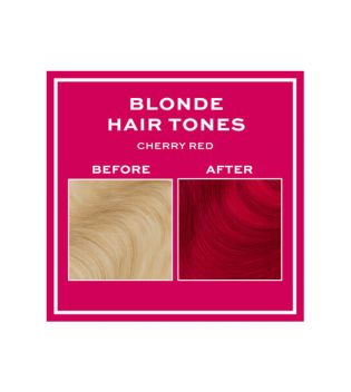 Revolution Haircare - Semi-permanent coloring for blonde hair Hair Tones - Cherry Red