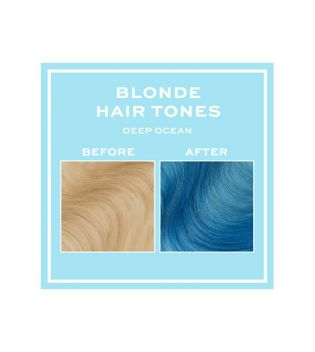 Revolution Haircare - Semi-permanent coloring for blonde hair Hair Tones - Deep Ocean