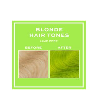 Revolution Haircare - Semi-permanent coloring for blonde hair Hair Tones - Lime Zest