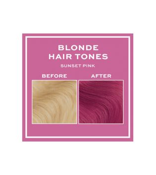 Revolution Haircare - Semi-permanent coloring for blonde hair Hair Tones - Sunset Pink