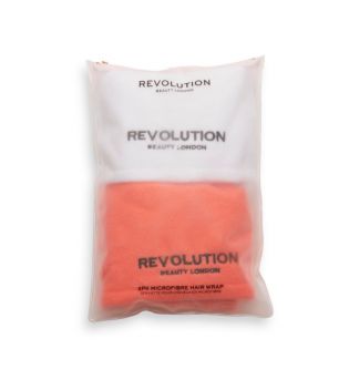 Revolution Haircare - Microfiber Hair Towel Pack - White and Coral